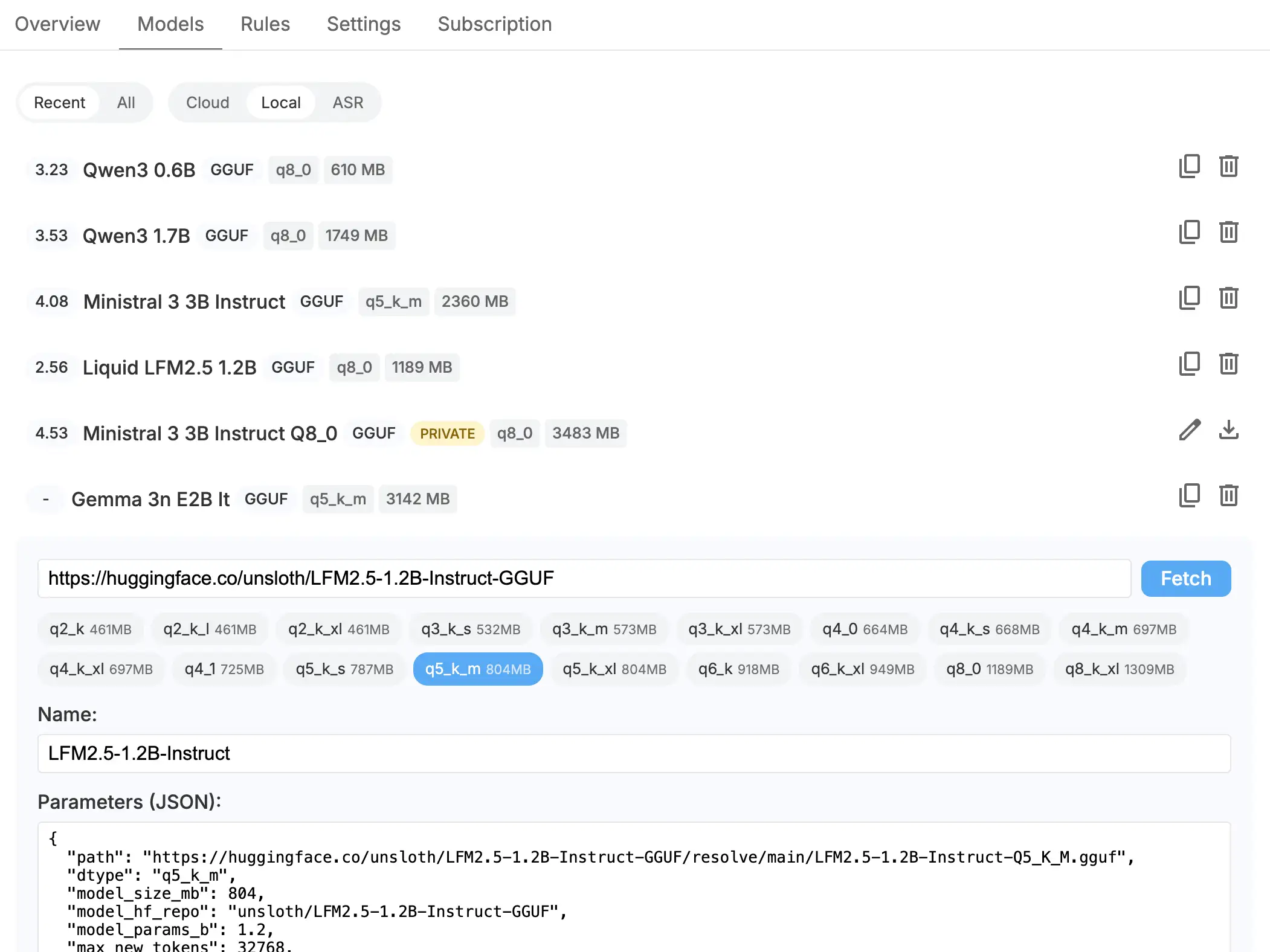 MDST Research module screenshot